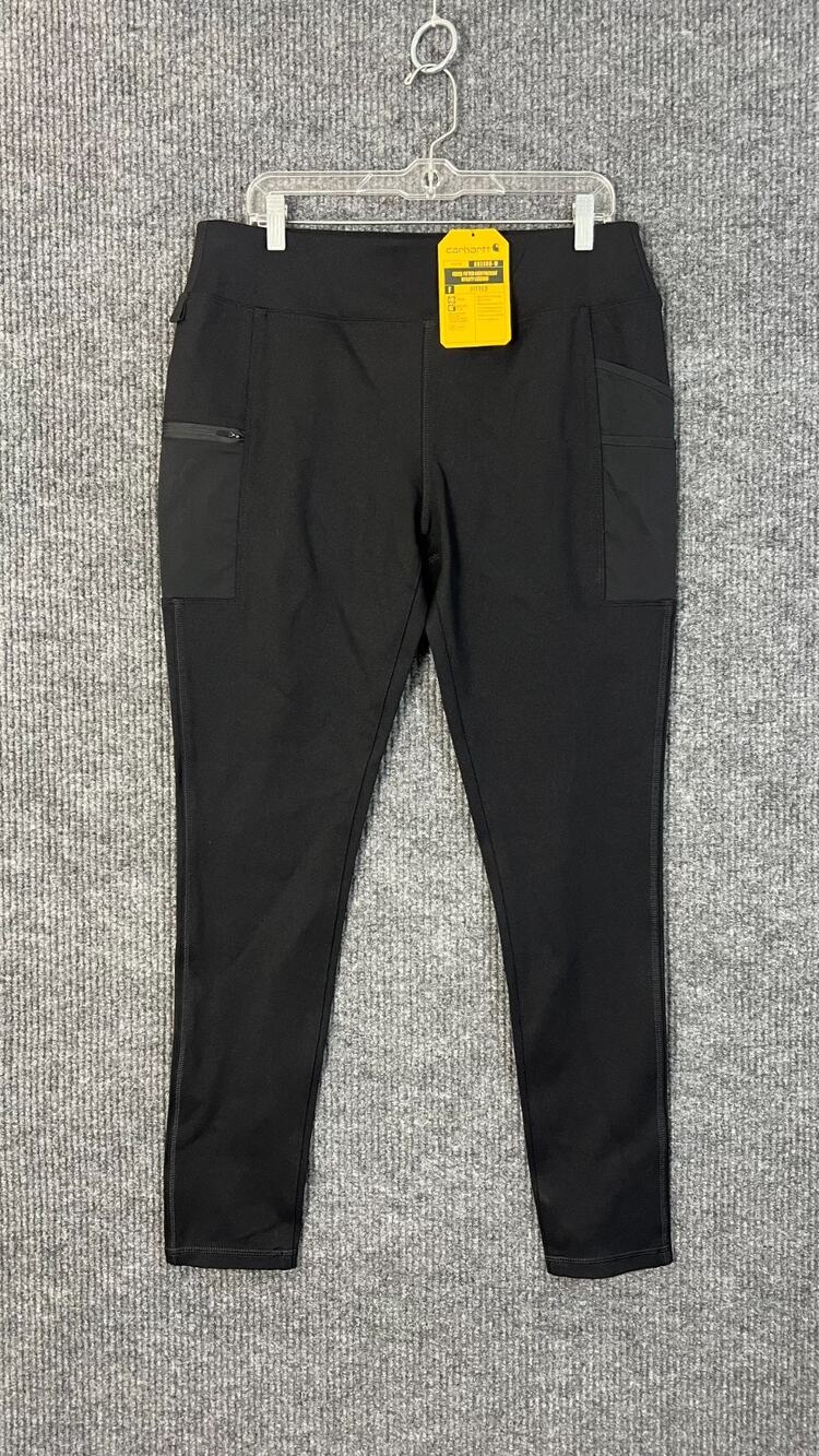 Carhartt Force Fitted Lightweight Utility Legging Womens Large Tall Black Fitted